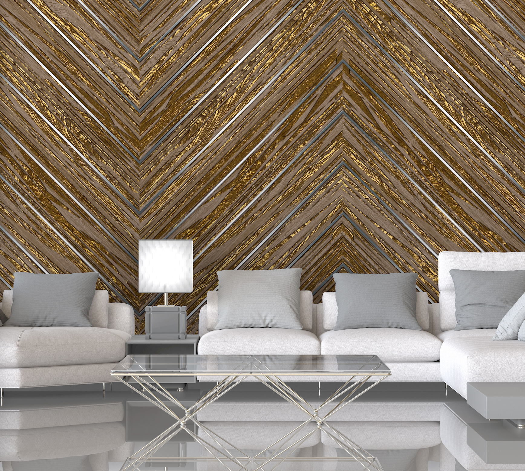 Chevron Wood Crush